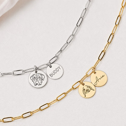 PetLove ketting | Dubbele hanger