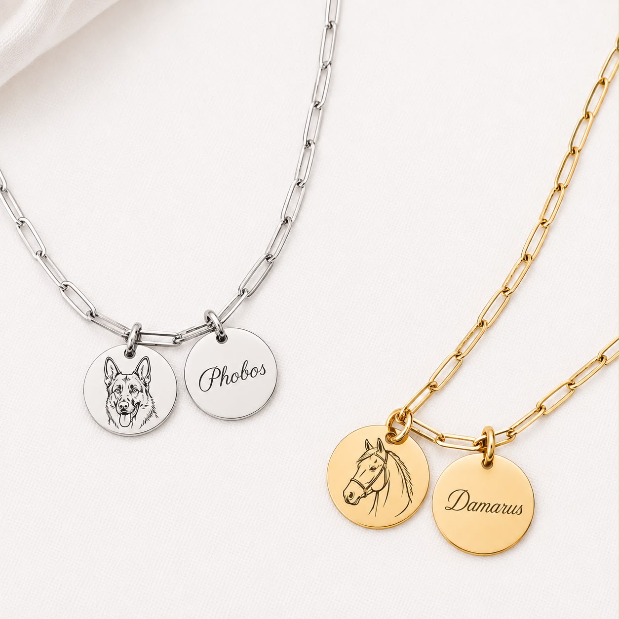 PetLove ketting | Dubbele hanger