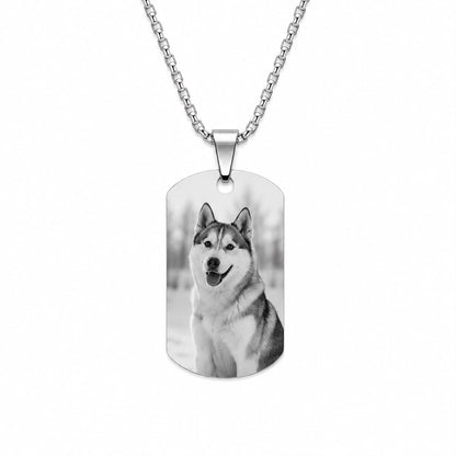 Dogtag Foto Ketting