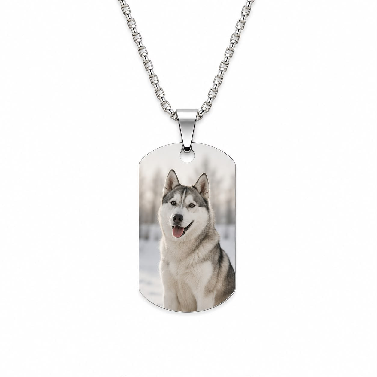 Dogtag Foto Ketting