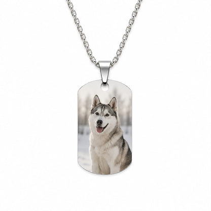 Dogtag Foto Ketting