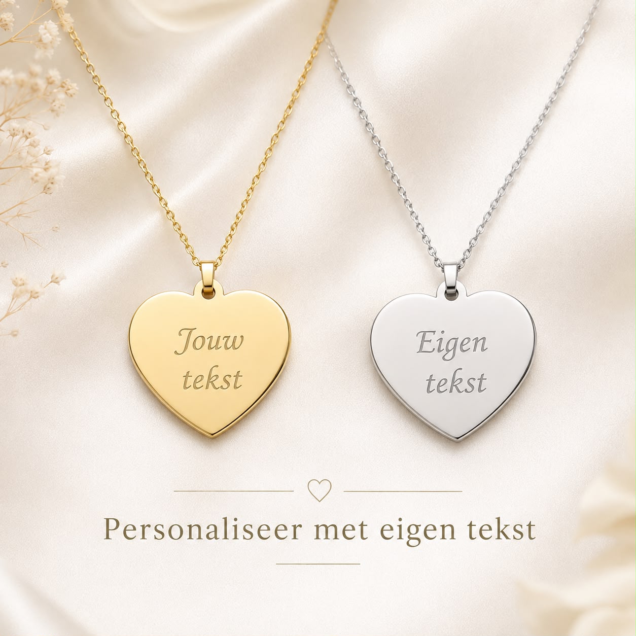 Ketting | Zilver Hart