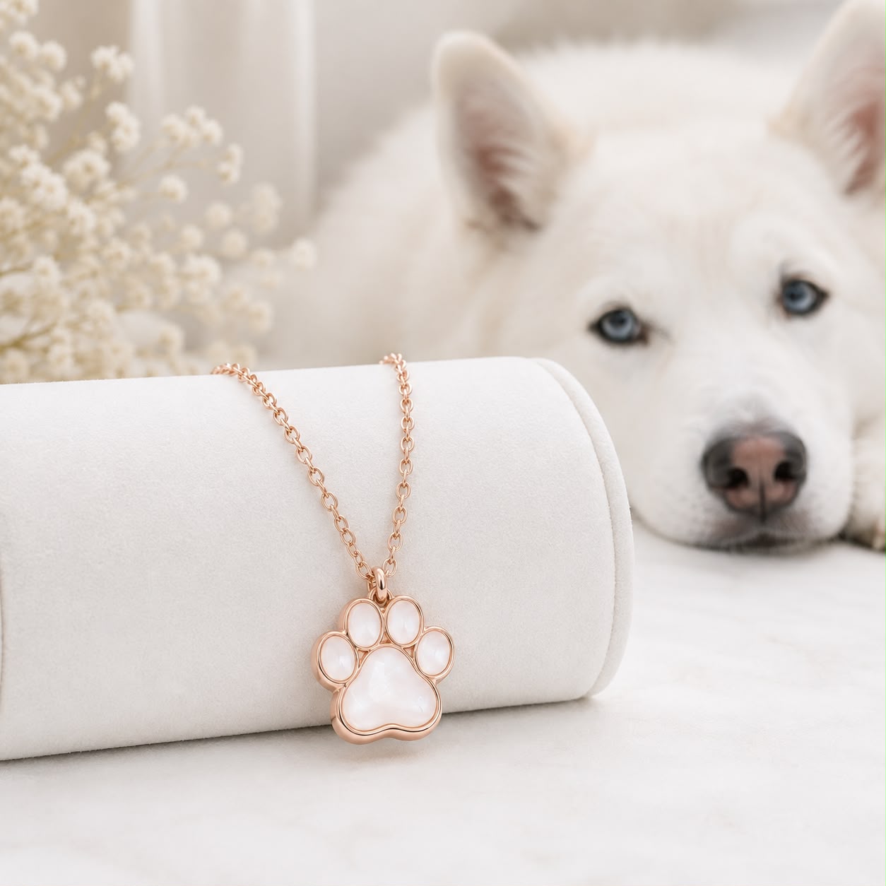 Blush Paw Ketting
