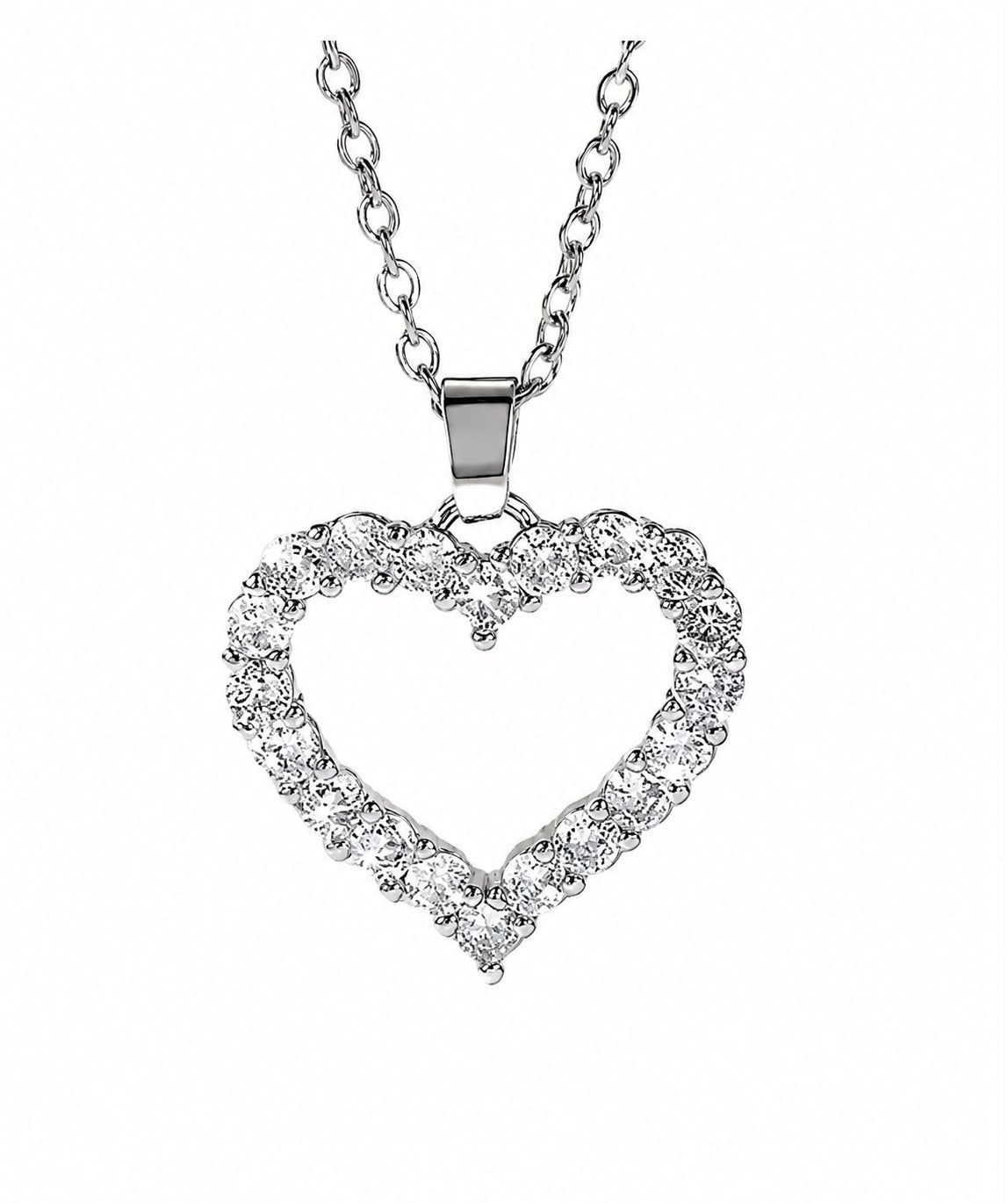 Crystal Heart Ketting