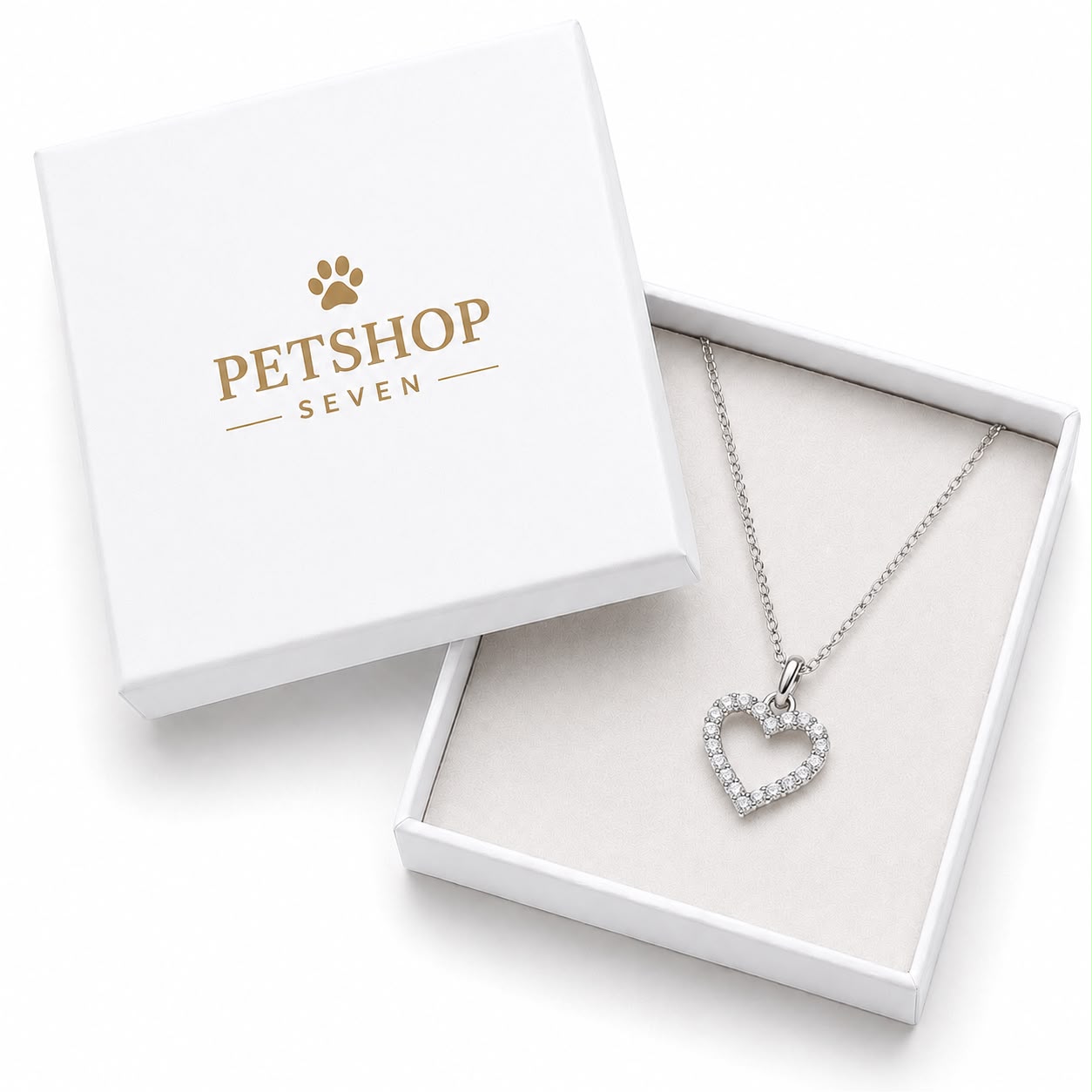 Crystal Heart Ketting