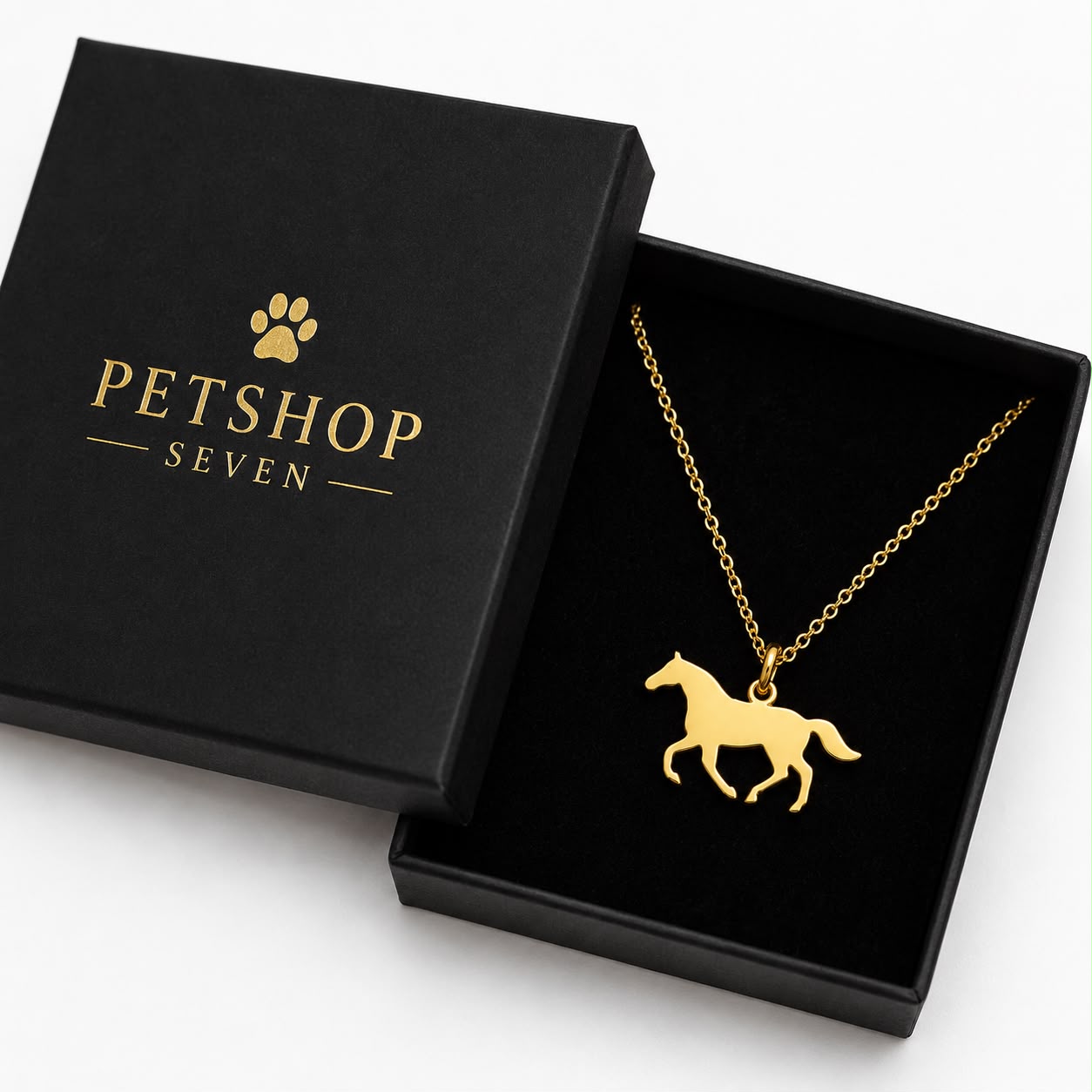 Paardensilhouette Ketting