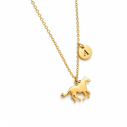 Paardensilhouette met Naam