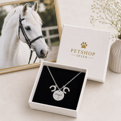 Hoefijzer met Naam Ketting
