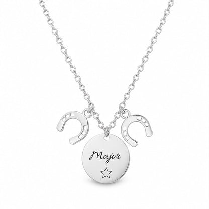 Hoefijzer met Naam Ketting