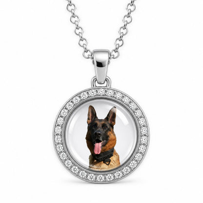 Strass Foto Ketting