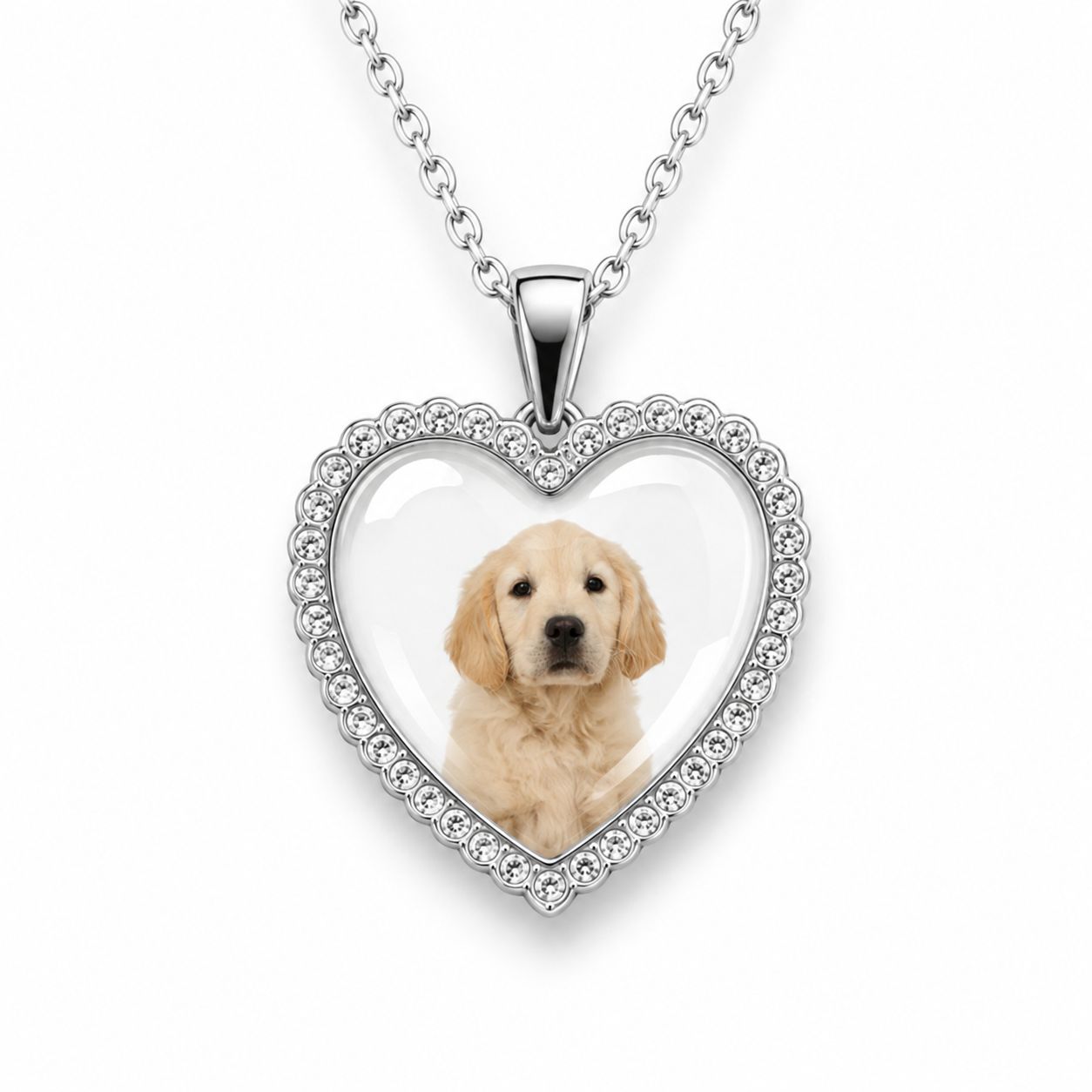 Strass Foto Ketting