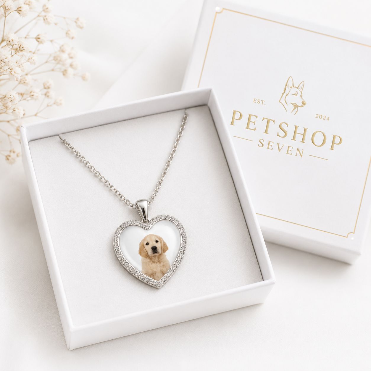 Strass Foto Ketting