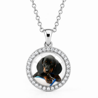 Strass Foto Ketting