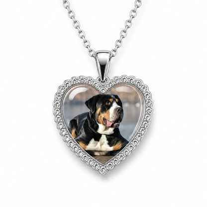 Strass Foto Ketting