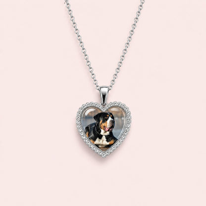 Strass Foto Ketting