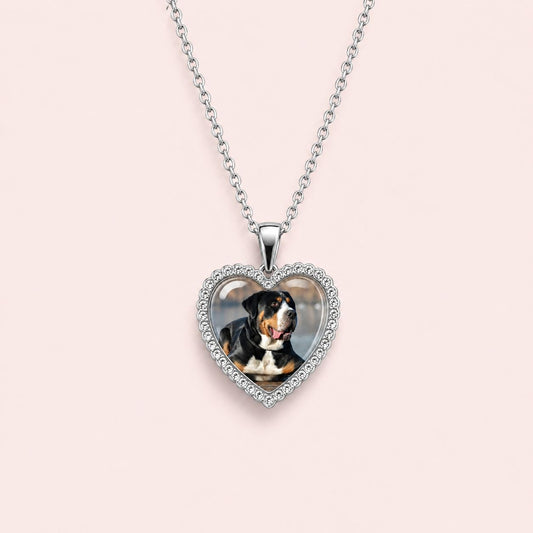 Strass Foto Ketting