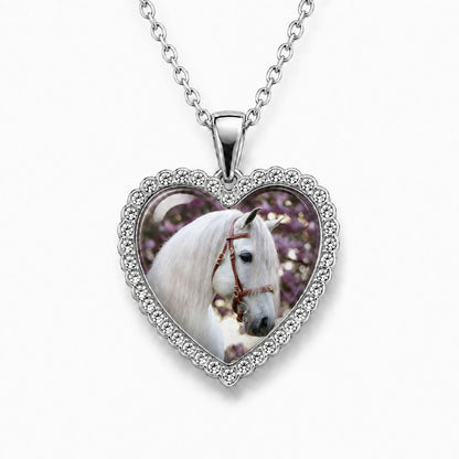 Strass Foto Ketting