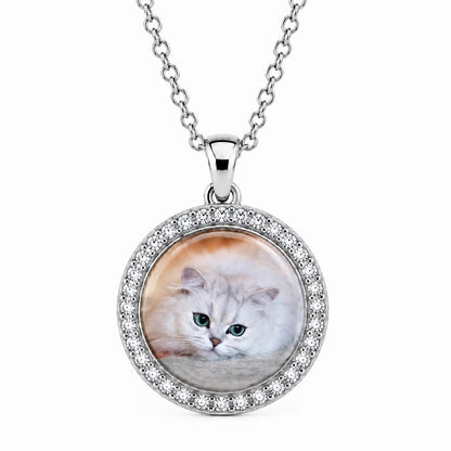 Strass Foto Ketting