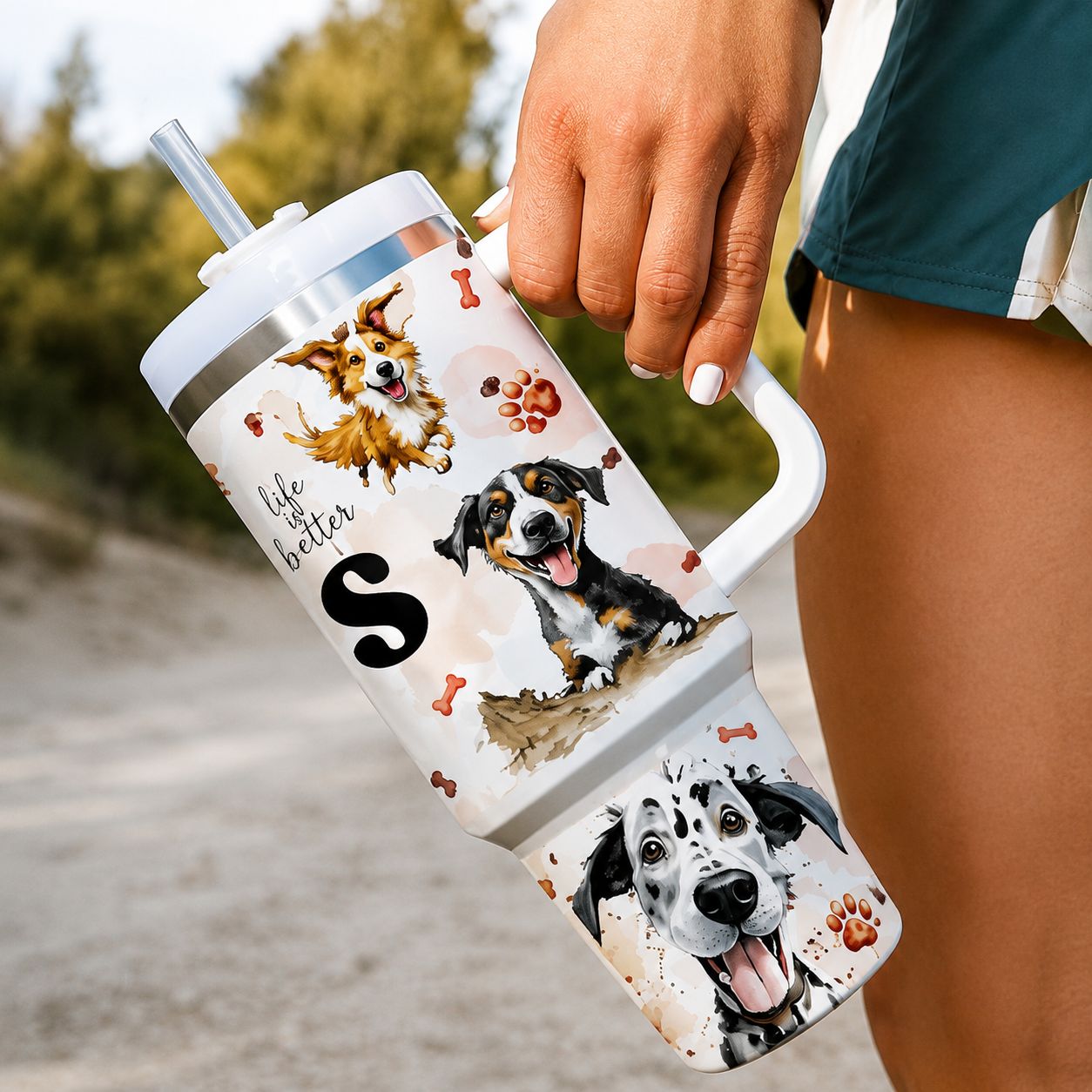 Thermosbeker Life is Better with Dogs