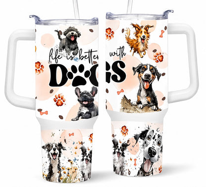 Thermosbeker Life is Better with Dogs