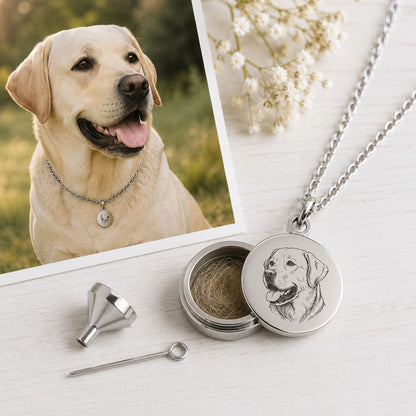 Dierenhaar Medaillon | Ketting