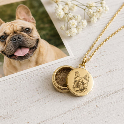 Dierenhaar Medaillon | Ketting
