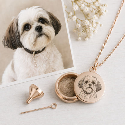 Dierenhaar Medaillon | Ketting