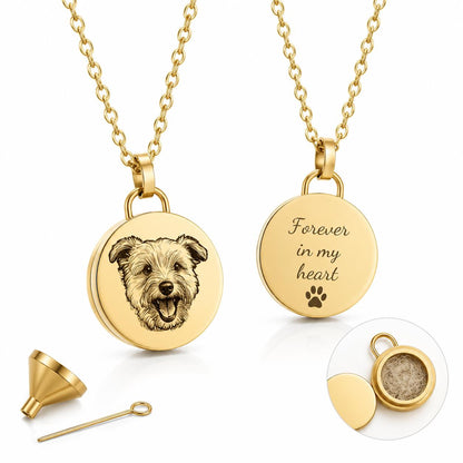 Dierenhaar Medaillon | Ketting