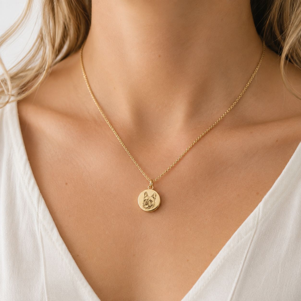 Dierenhaar Medaillon | Ketting