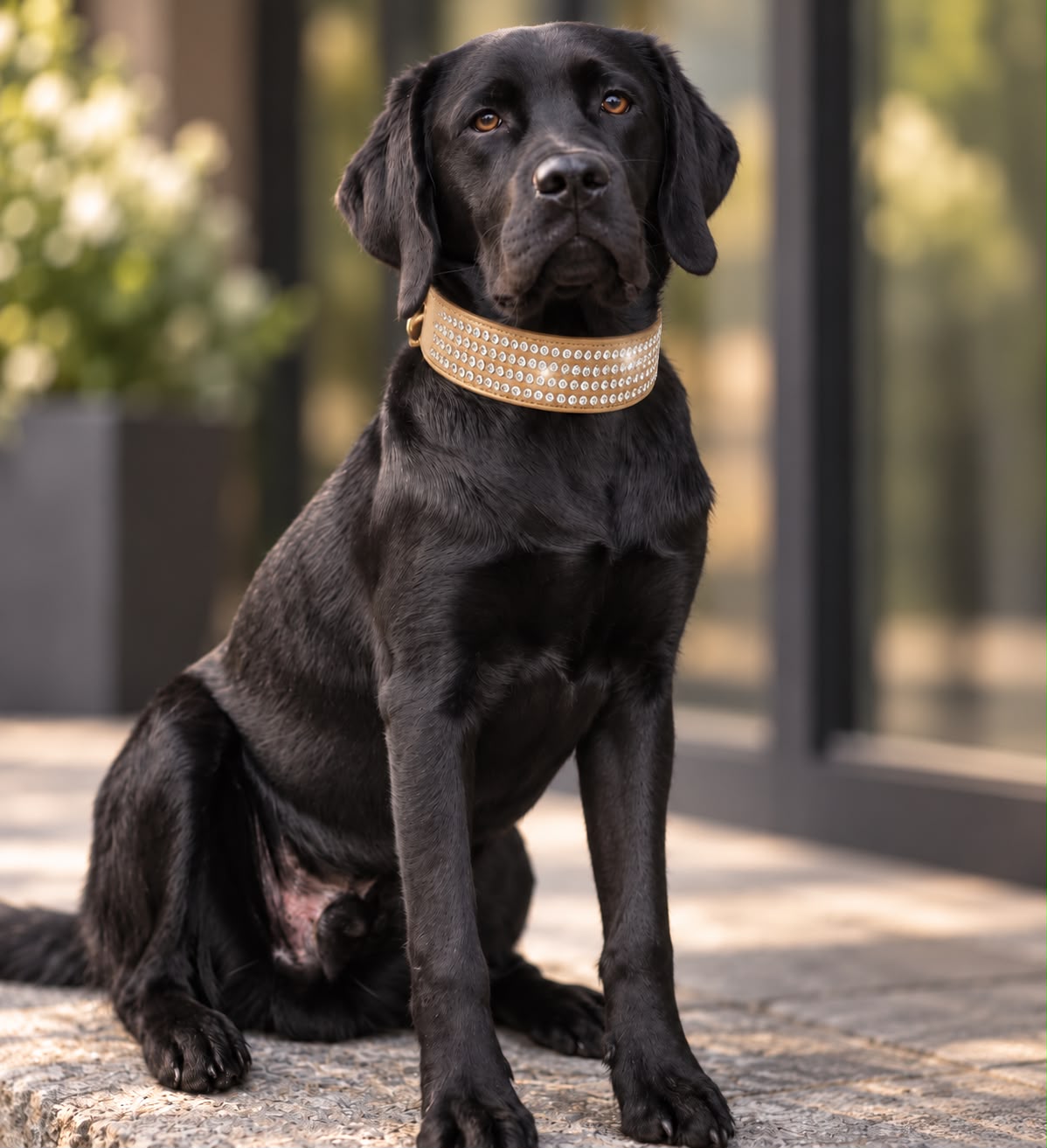Golden Diamond Halsband