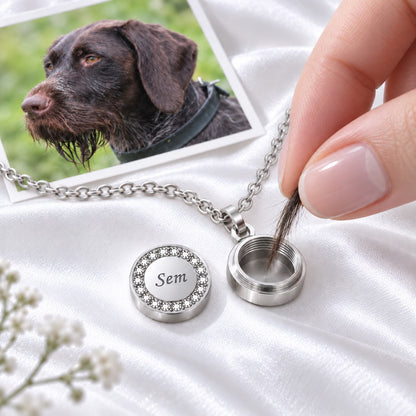 Dierenhaar Medaillon | Strass