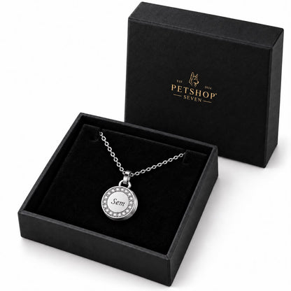 Dierenhaar Medaillon | Strass