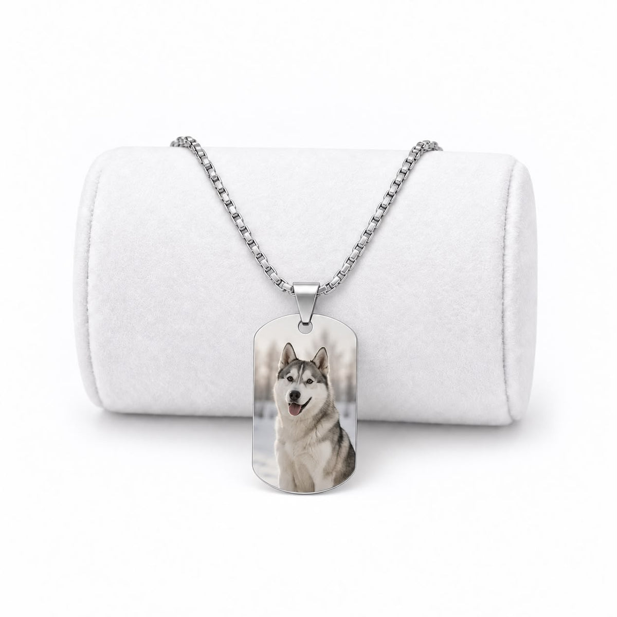 Dogtag Foto Ketting