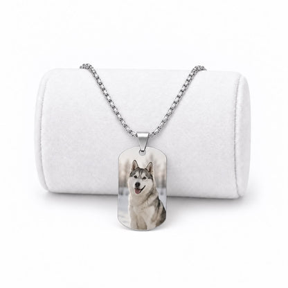 Dogtag Foto Ketting