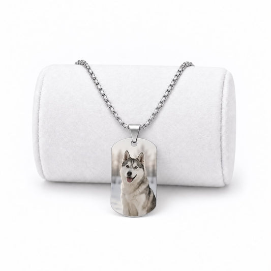 Dogtag Foto Ketting