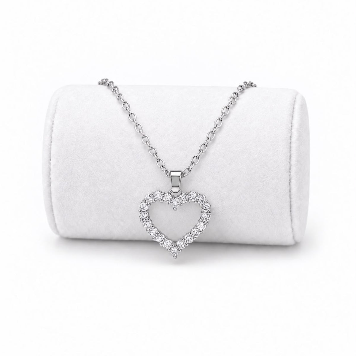 Crystal Heart Ketting