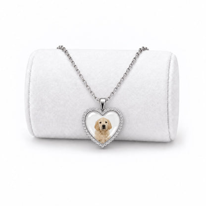 Strass Foto Ketting
