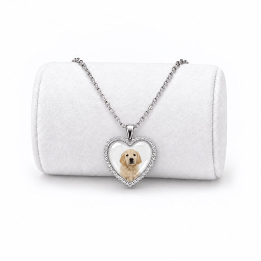 Strass Foto Ketting
