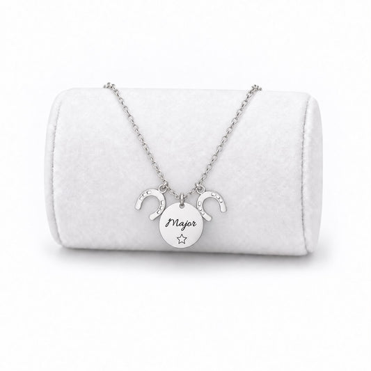 Hoefijzer met Naam Ketting