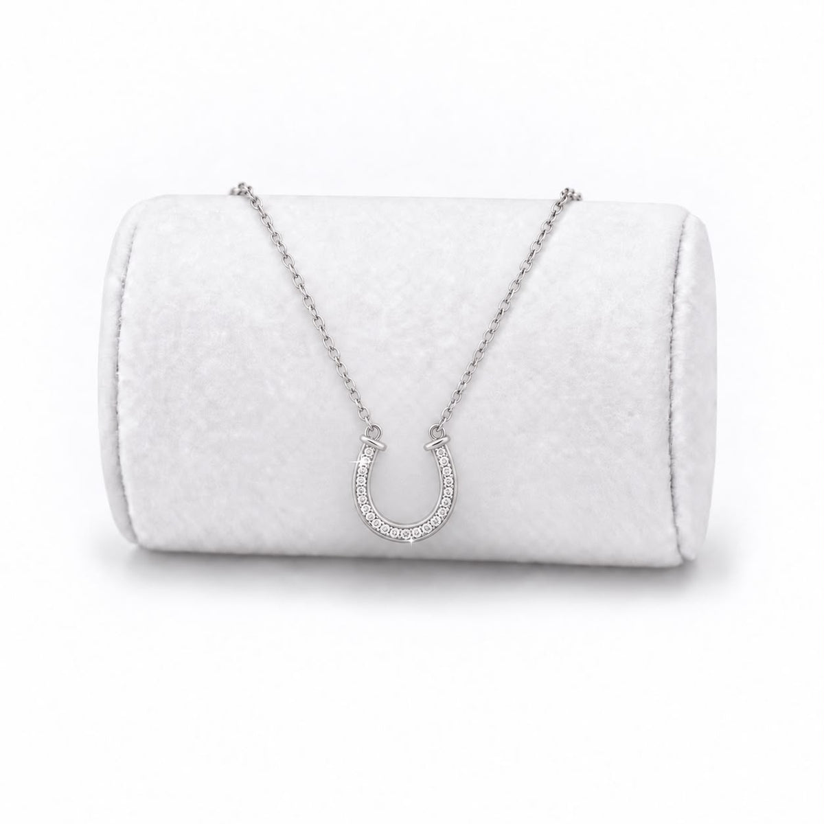 Hoefijzer Zirkonia Ketting