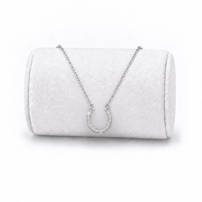 Hoefijzer Zirkonia Ketting