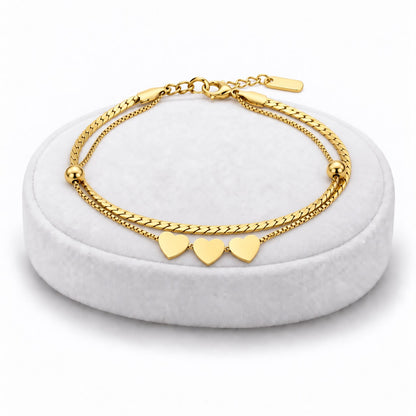 Armband | Gouden Hartslag