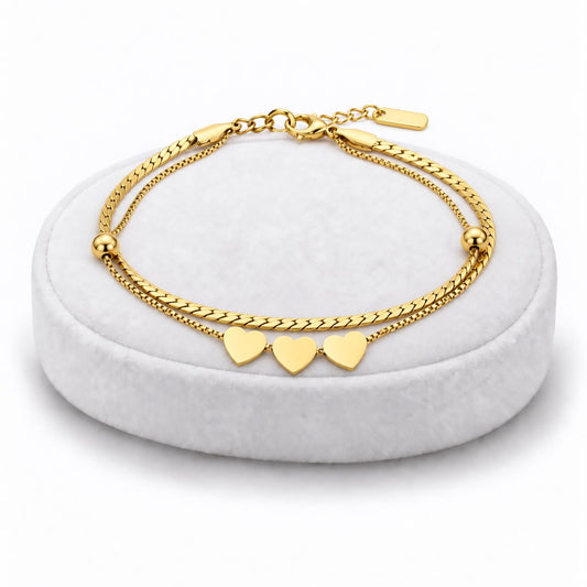 Armband | Gouden Hartslag