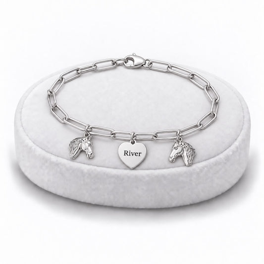Armband | Paardenbedels met naam