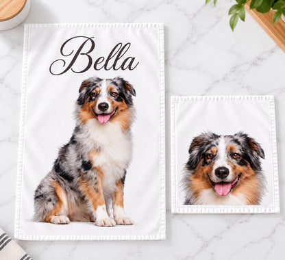 Keukendoek Set met Naam & Foto