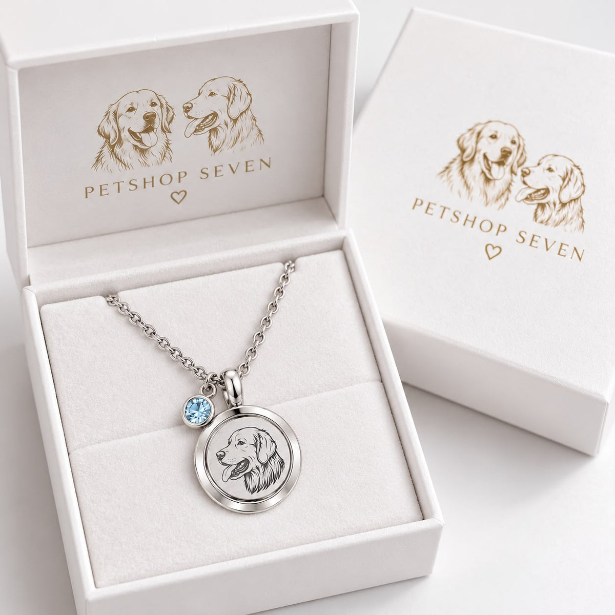 Dierenhaar Ketting | Portret achter Glas