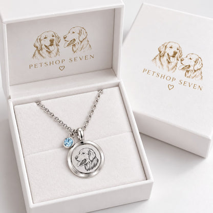 Dierenhaar Ketting | Portret achter Glas
