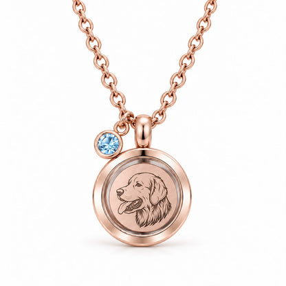Dierenhaar Ketting | Portret achter Glas