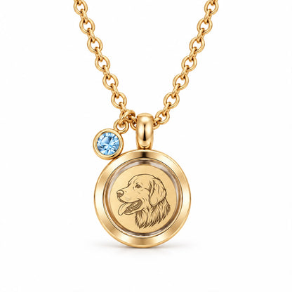 Dierenhaar Ketting | Portret achter Glas
