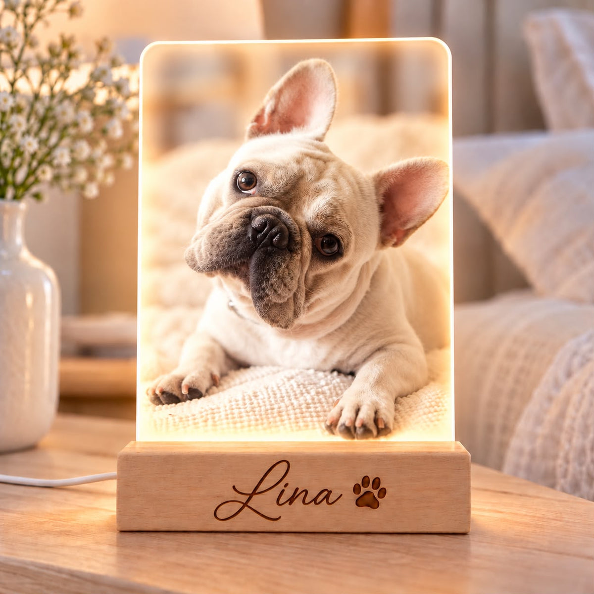 Everglow | Gepersonaliseerde Fotolamp